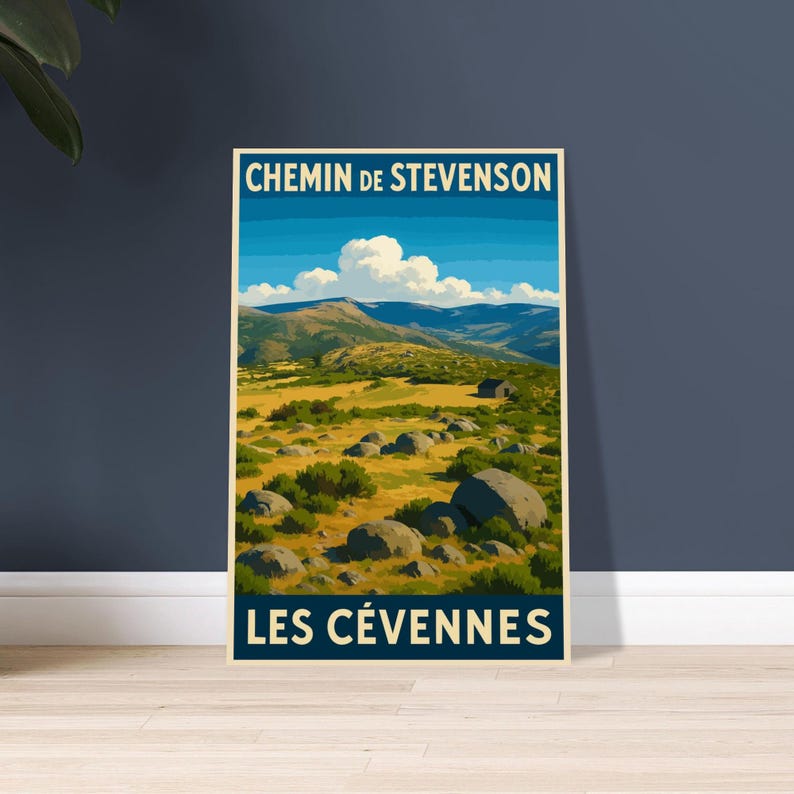 Affiche vintage Le chemin de Stevenson