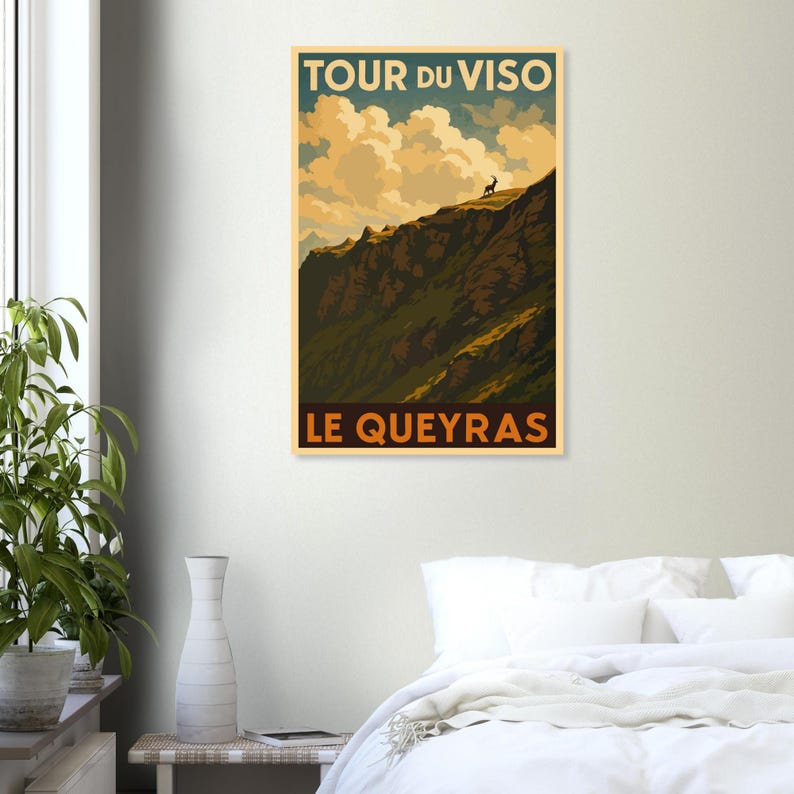 Affiche Le Tour du Viso et le bouquetin, vue 5