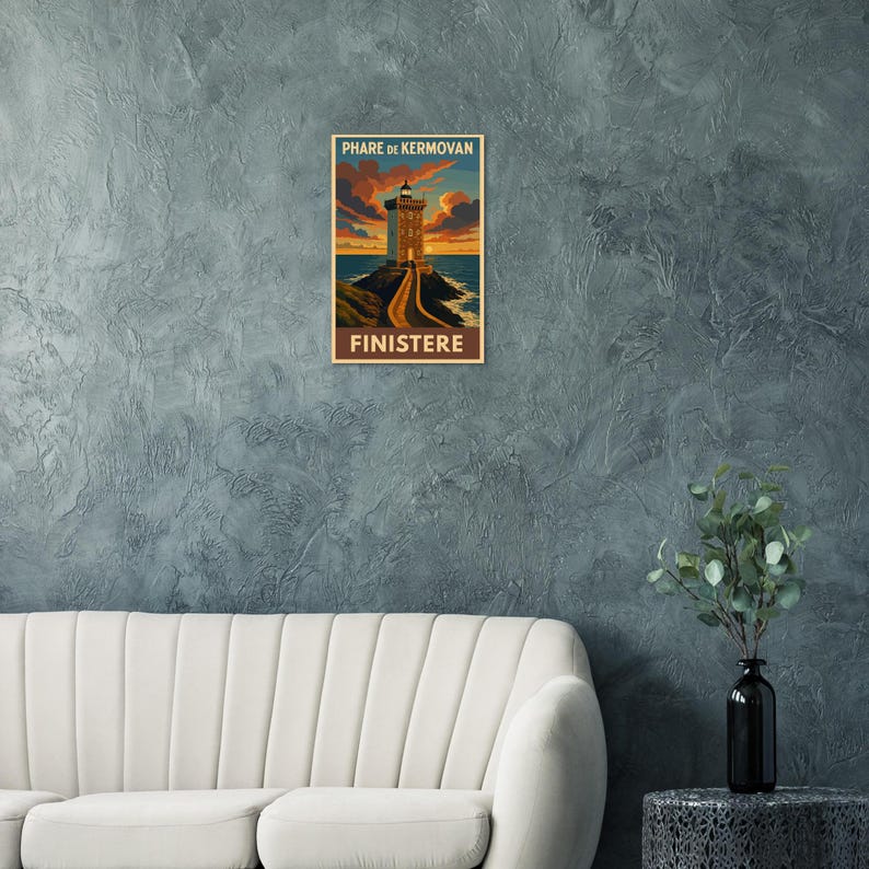 Affiche Le phare de Kermovan, vue 5