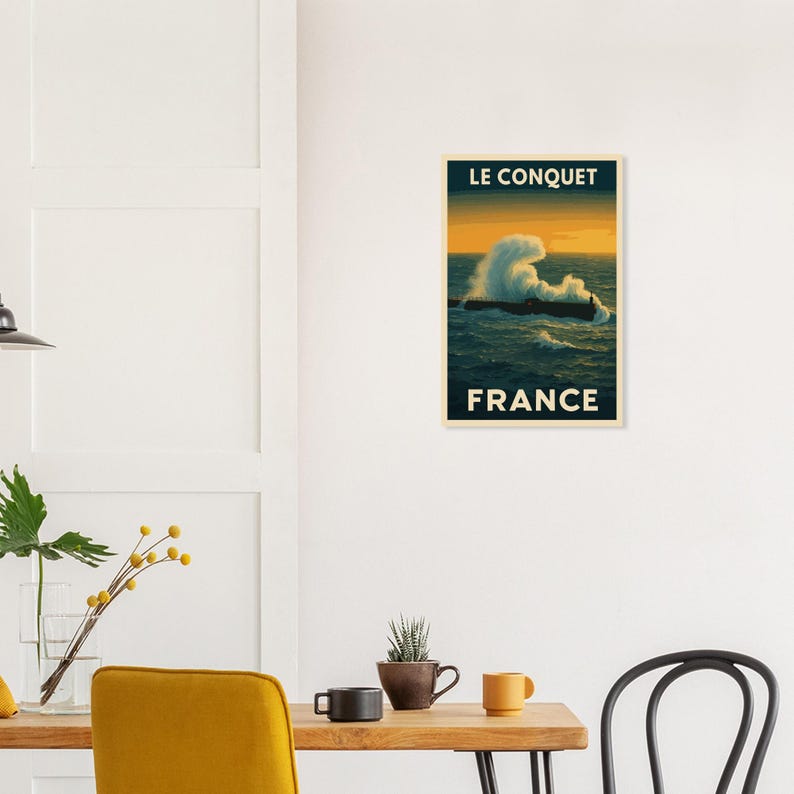Affiche Le Conquet dans la tempête, vue 4