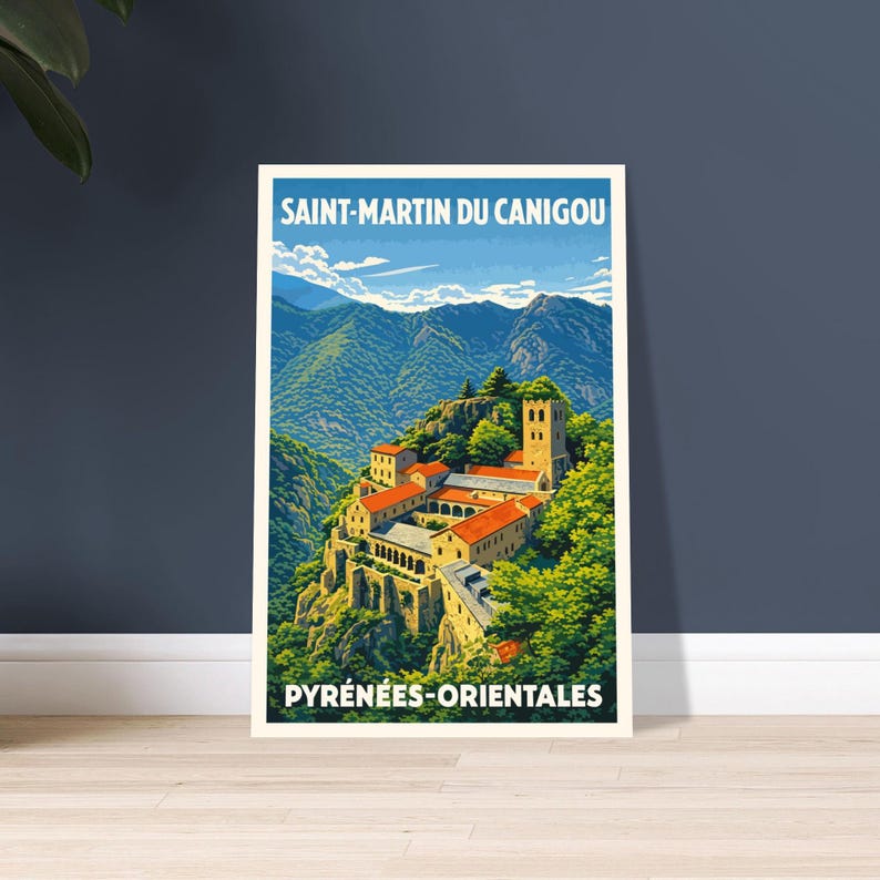 Affiche Saint-Martin-du-Canigou, vue 4