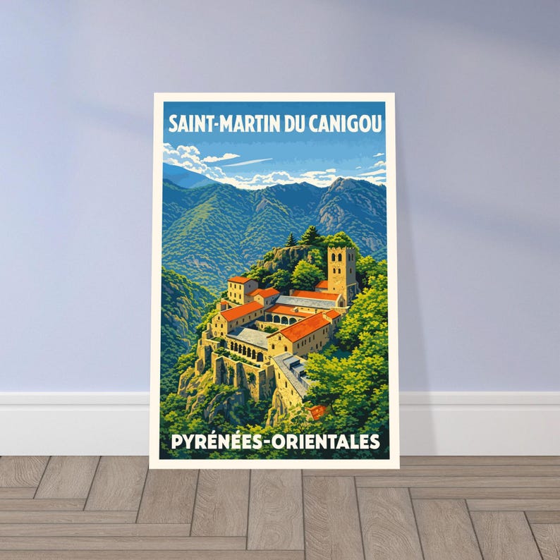 Affiche Saint-Martin-du-Canigou, vue 5