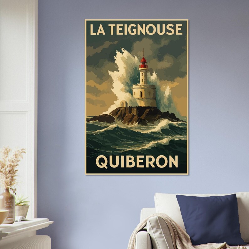 Affiche Le phare de la Teignouse, vue 3
