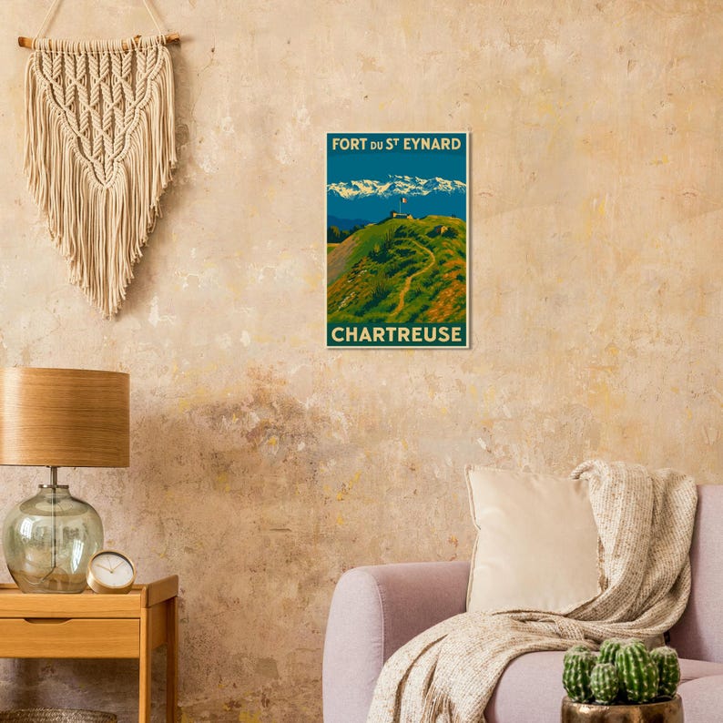 Affiche Le fort du Saint-Eynard, vue 4