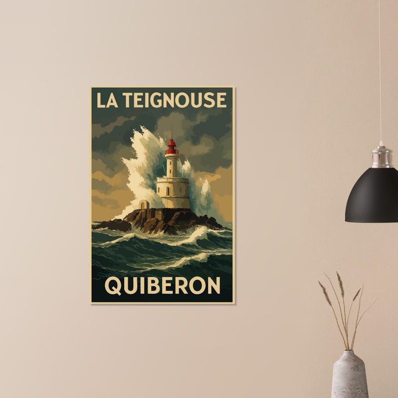 Affiche Le phare de la Teignouse, vue 5