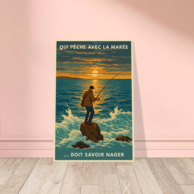 Affiche Le pêcheur audacieux, vue 5