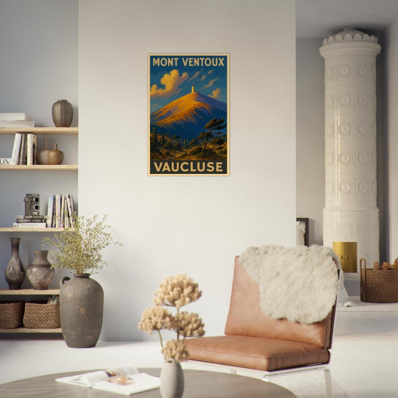 Affiche Le mont Ventoux, vue 4