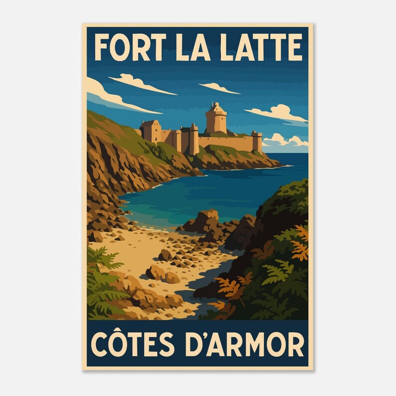 Affiche Le Fort La Latte, vue 5