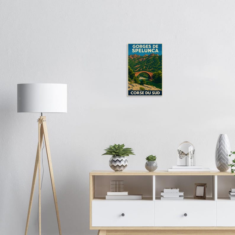 Affiche Les gorges de Spelunca, vue 3