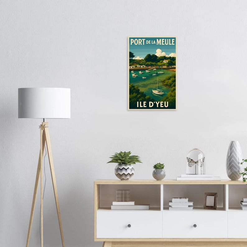Affiche Port de la Meule, Île d'Yeu, vue 4