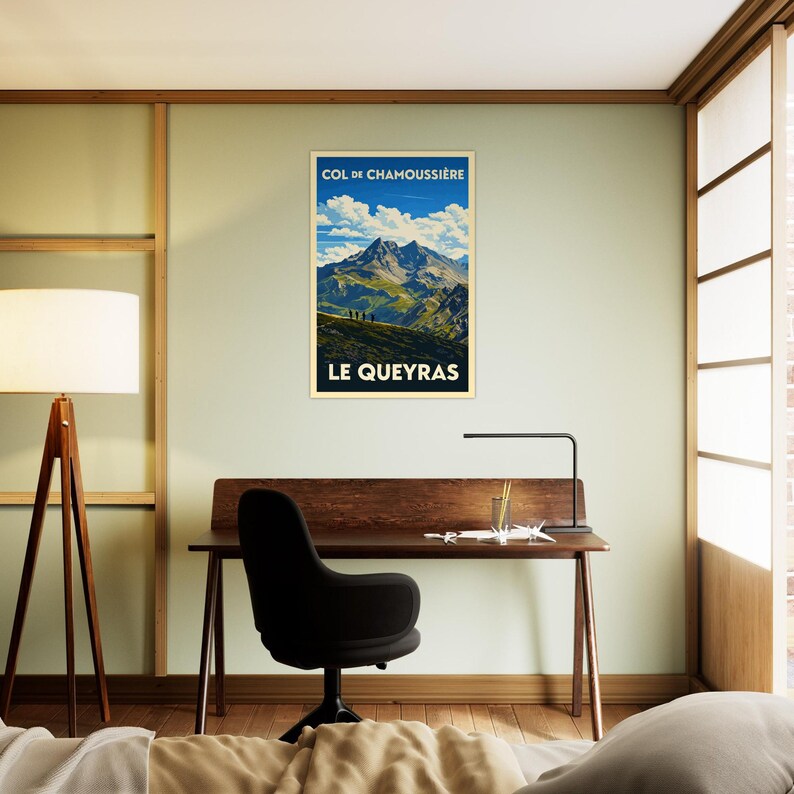 Affiche Le col de Chamoussière, vue 3