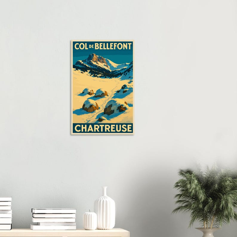 Affiche Le col de Bellefont, vue 4