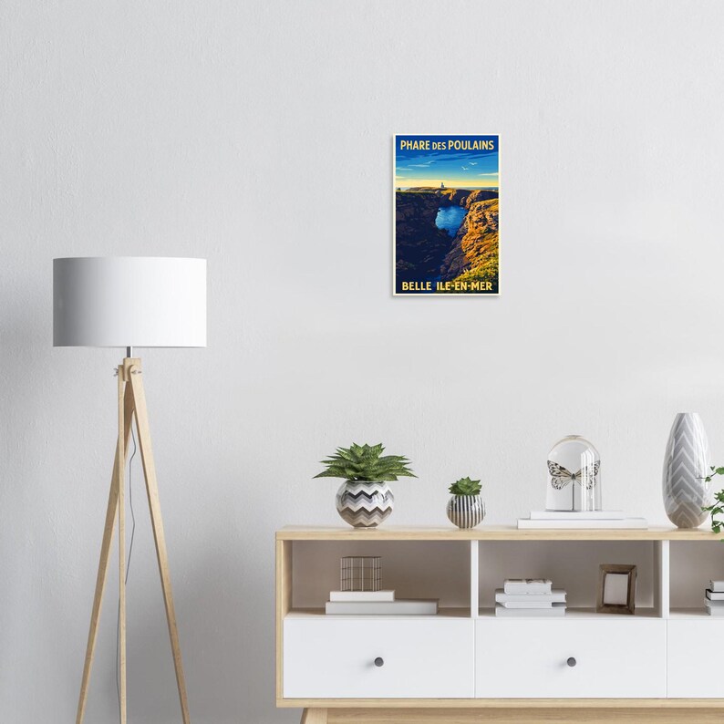 Affiche Le phare des Poulains, vue 3