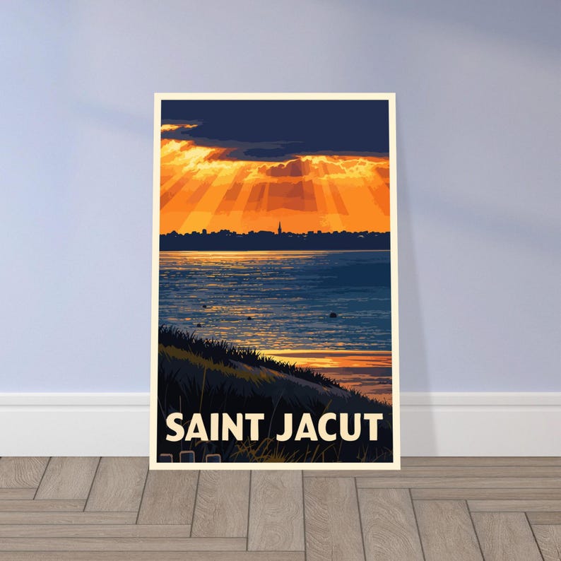 Affiche Coucher de soleil à Saint-Jacut, vue 3