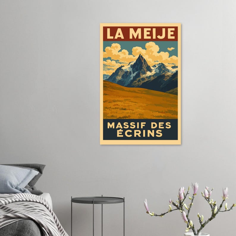 Affiche La Meije, vue 2