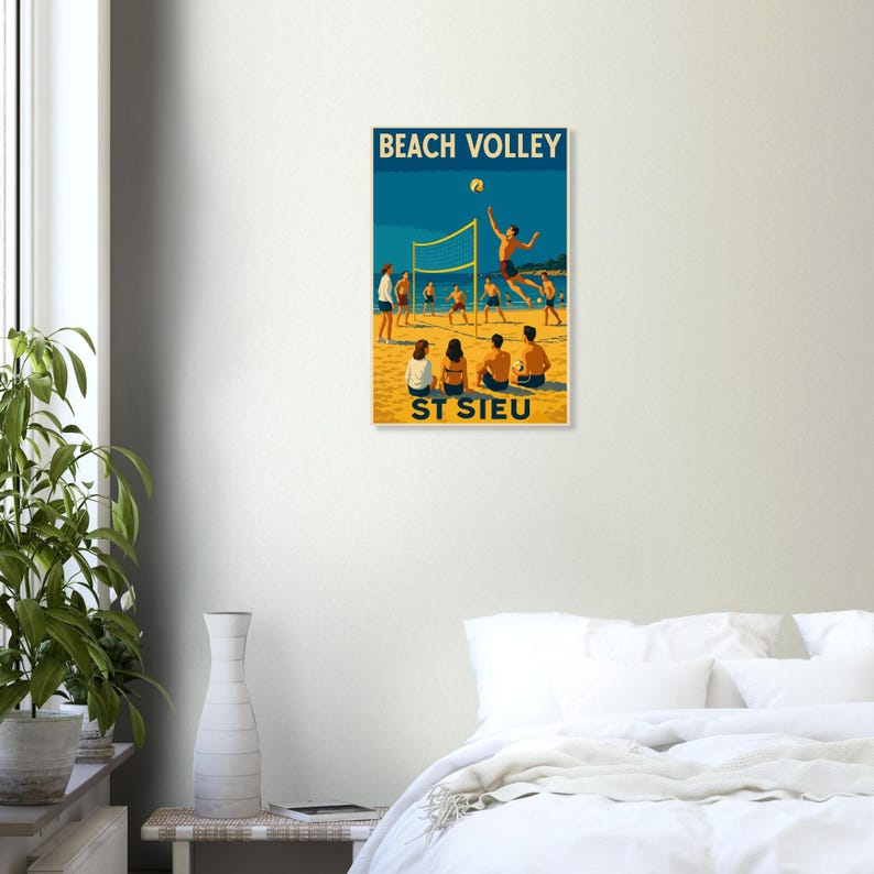 Affiche Volley à Saint-Cieux, vue 2