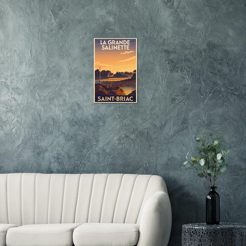 Affiche La Grande Salinette, Saint-Briac, vue 5
