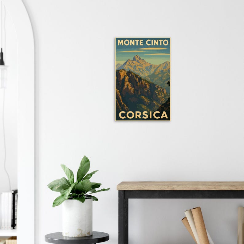 Affiche Le Monte Cinto, vue 4