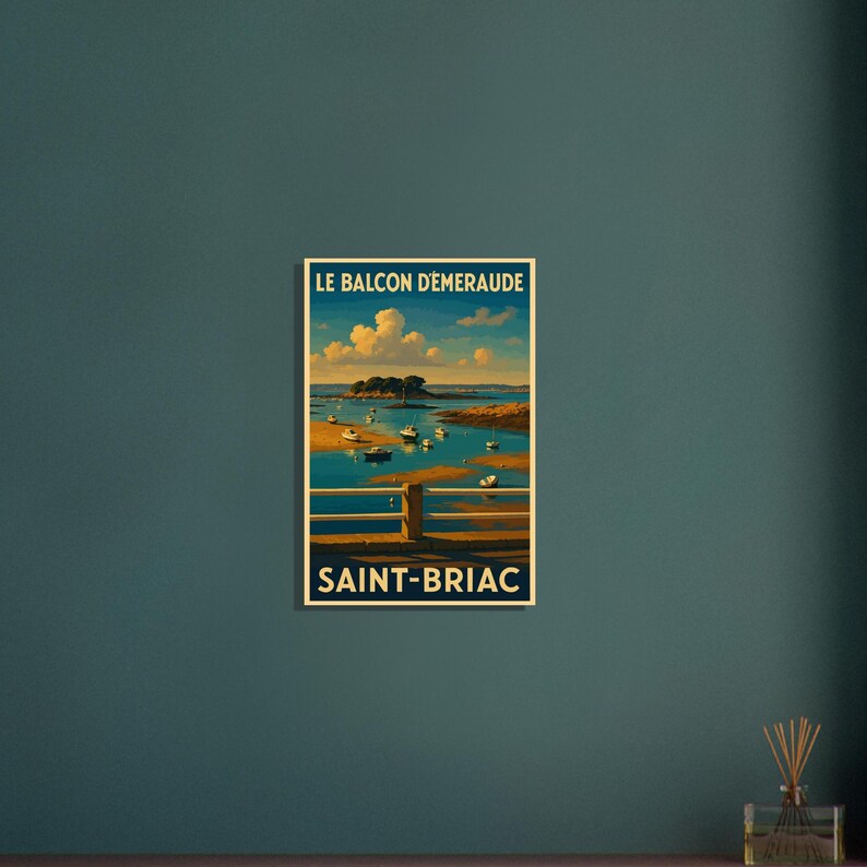 Affiche Saint-Briac, le balcon d'Émeraude, vue 4