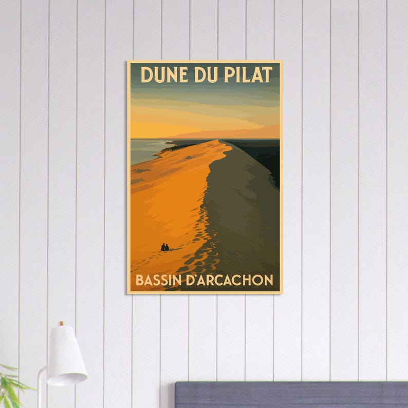 Affiche La dune du Pilat, vue 3