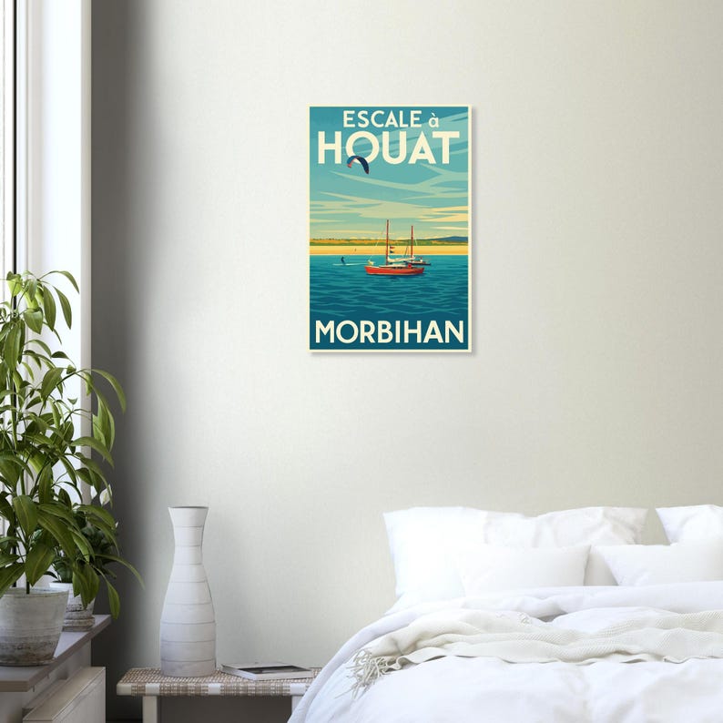 Affiche L'île de Houat, vue 4