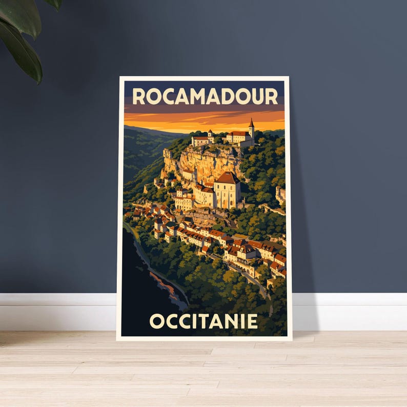 Affiche Rocamadour, vue 3