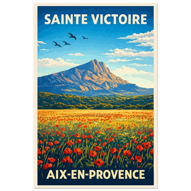 Affiche La Sainte-Victoire, vue 4