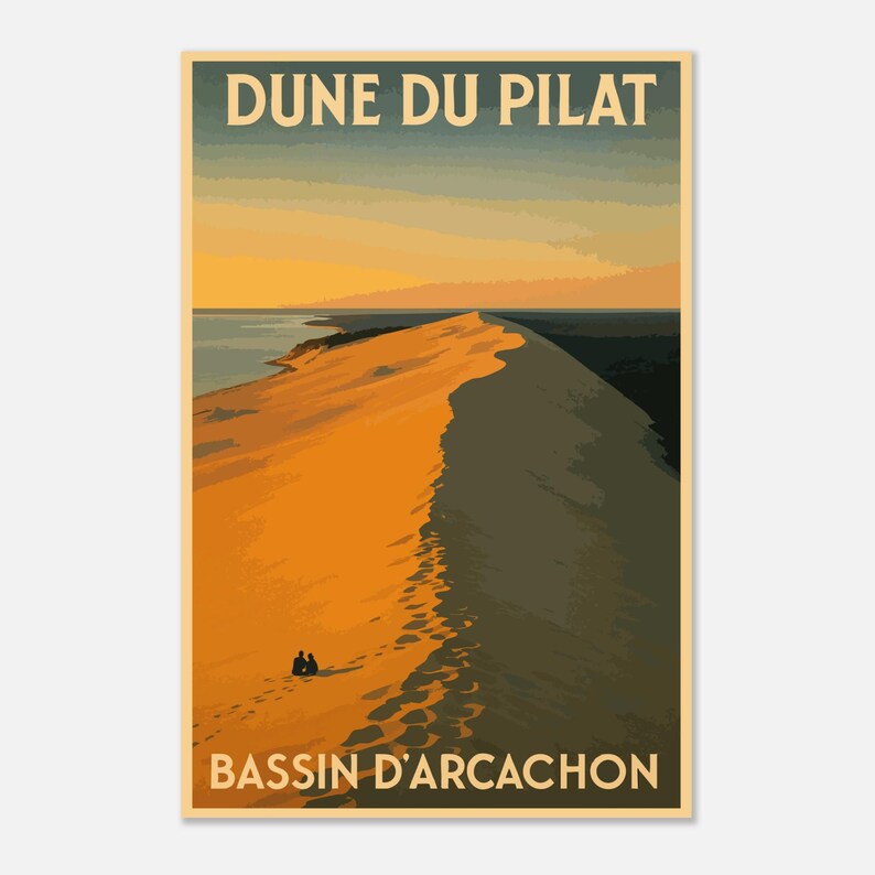 Affiche La dune du Pilat, vue 4