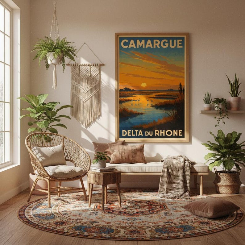 Affiche La Camargue, vue 3