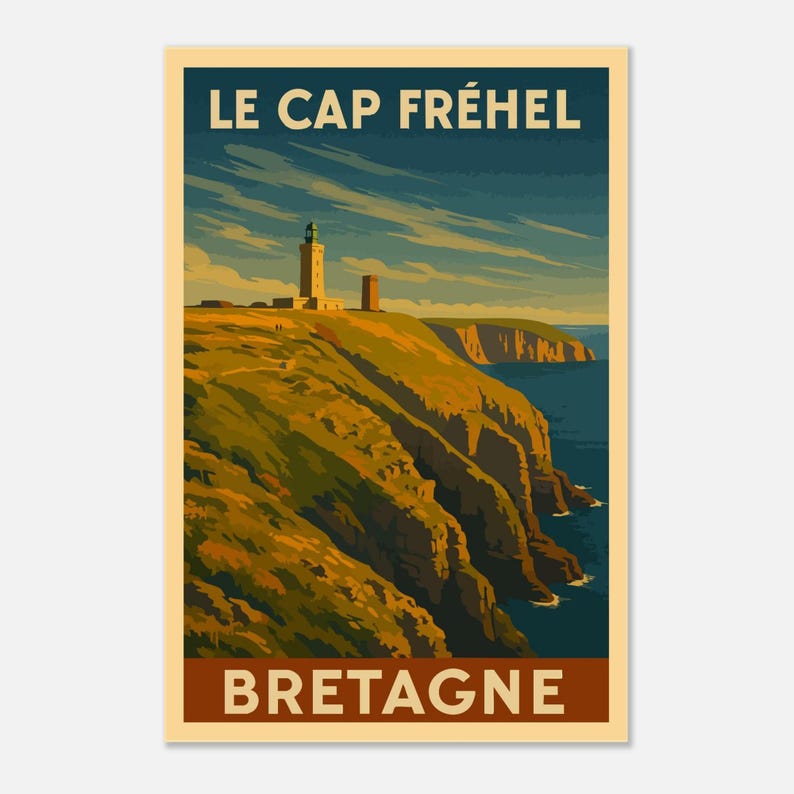 Affiche Le phare du cap Fréhel, vue 5