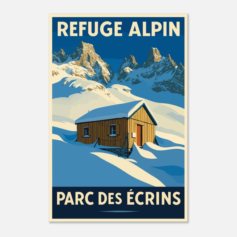 Affiche Le refuge des Écrins, vue 3