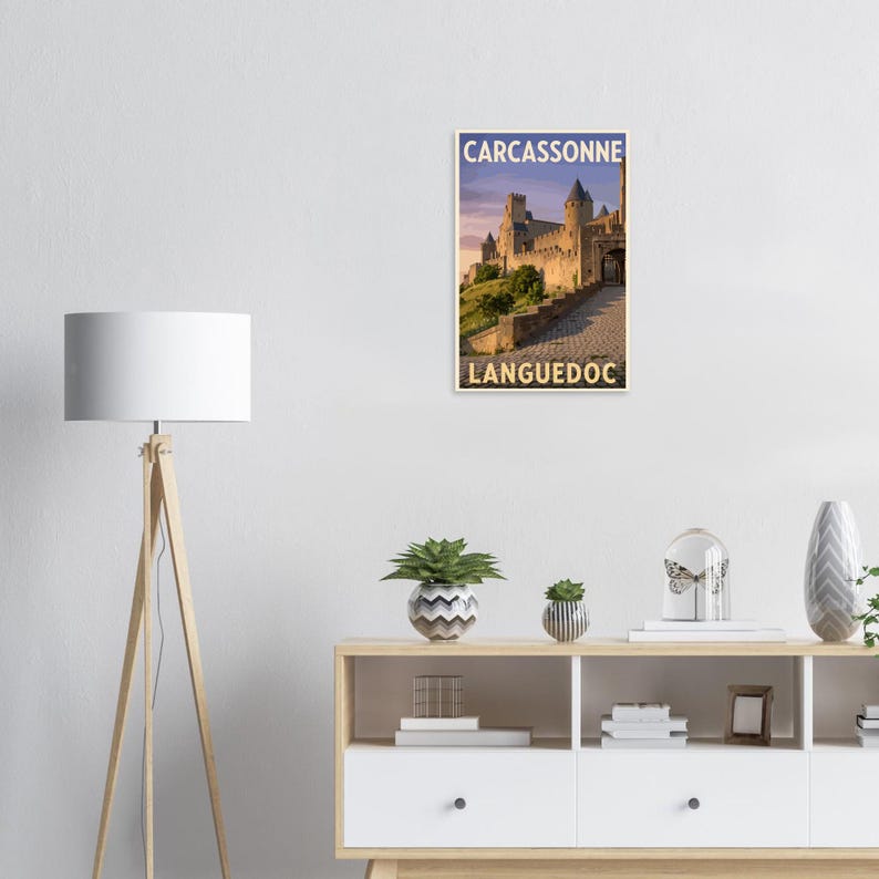 Affiche La cité de Carcassonne, vue 5