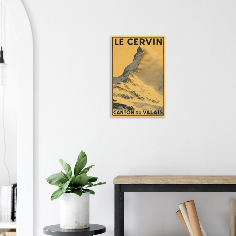 Affiche Le Cervin, vue 2
