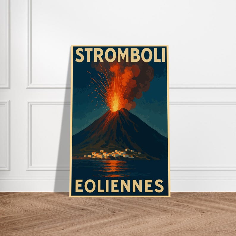 Affiche vintage Le Stromboli