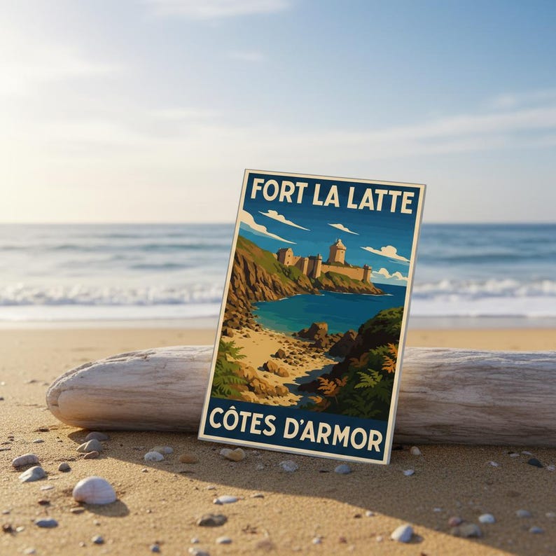 Affiche Le Fort La Latte, vue 3