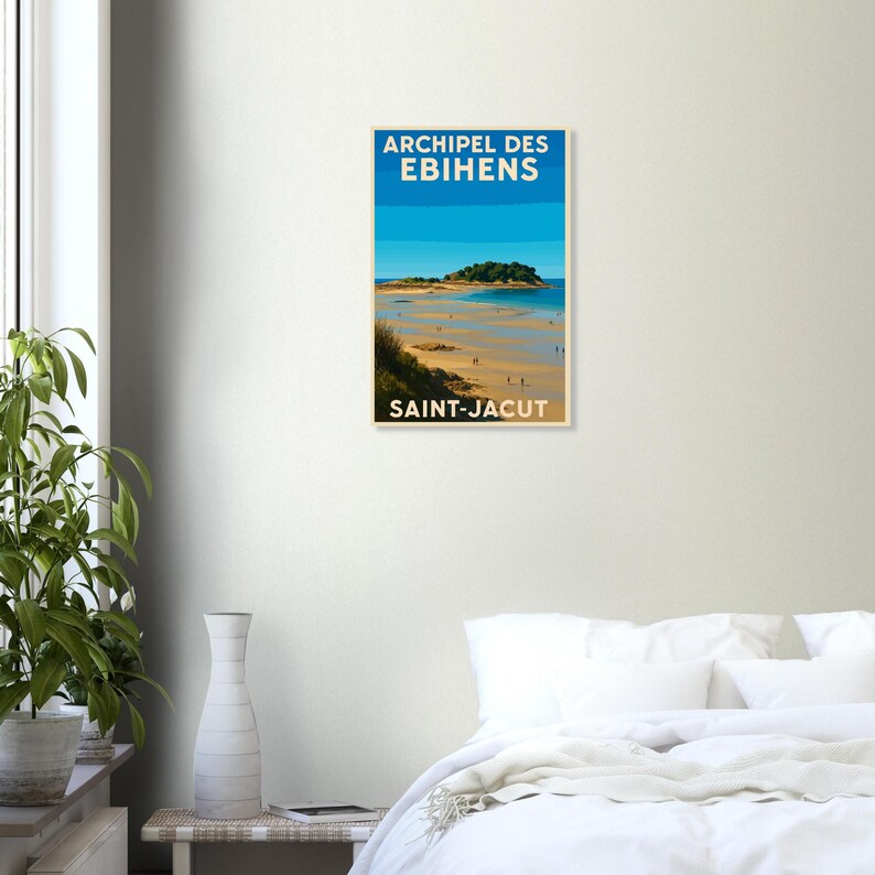 Affiche Marée basse à Saint-Jacut, vue 2