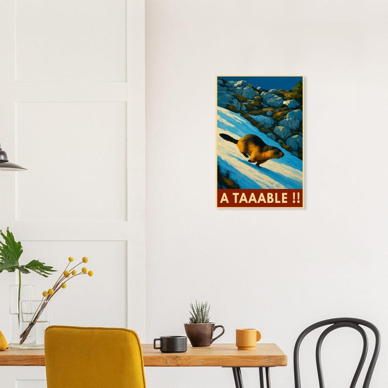 Affiche À taaable !, vue 2