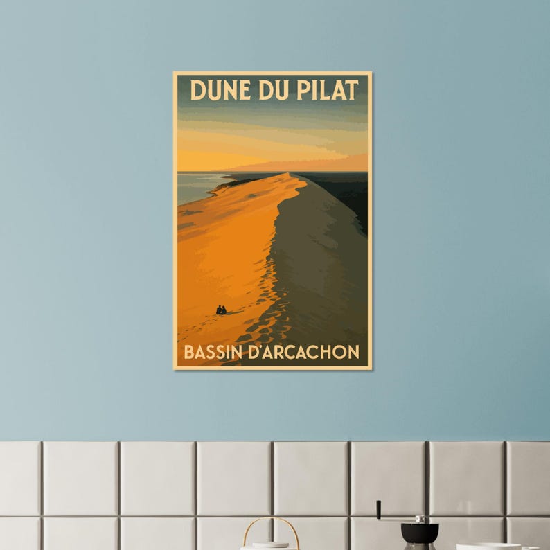 Affiche La dune du Pilat, vue 2
