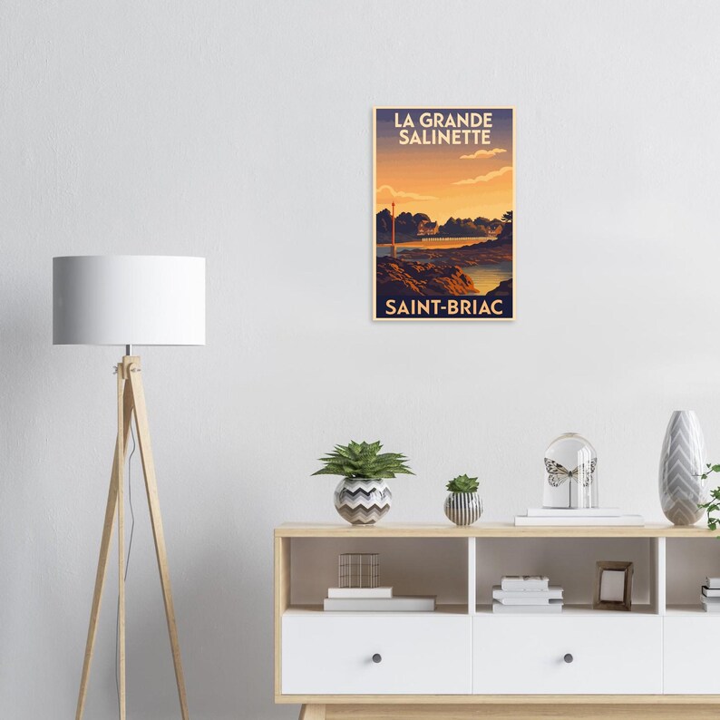 Affiche La Grande Salinette, Saint-Briac, vue 3