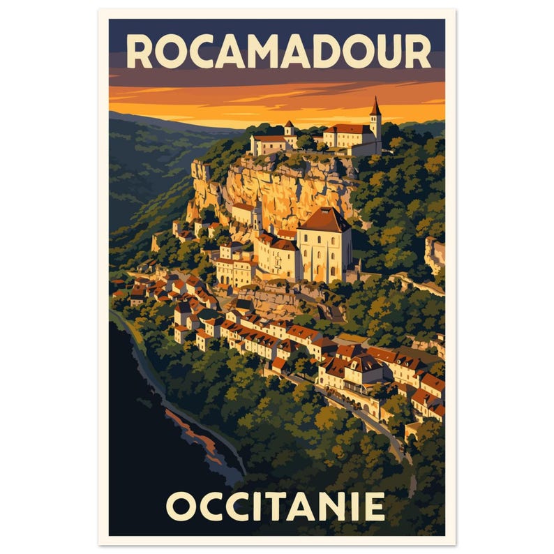 Affiche Rocamadour, vue 4