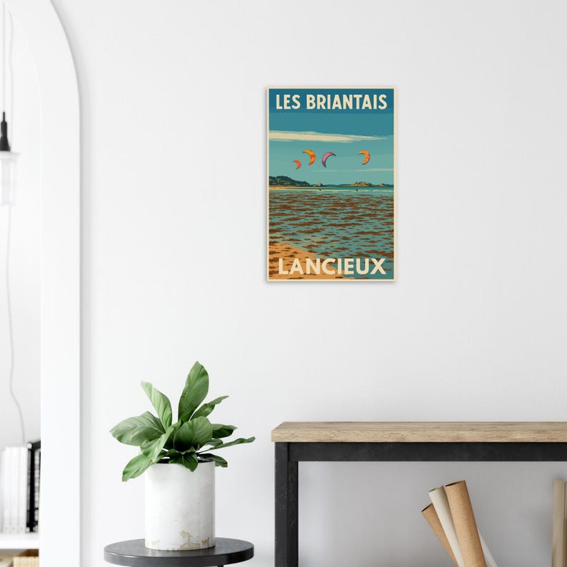 Affiche Kitesurf aux Briantais, vue 4