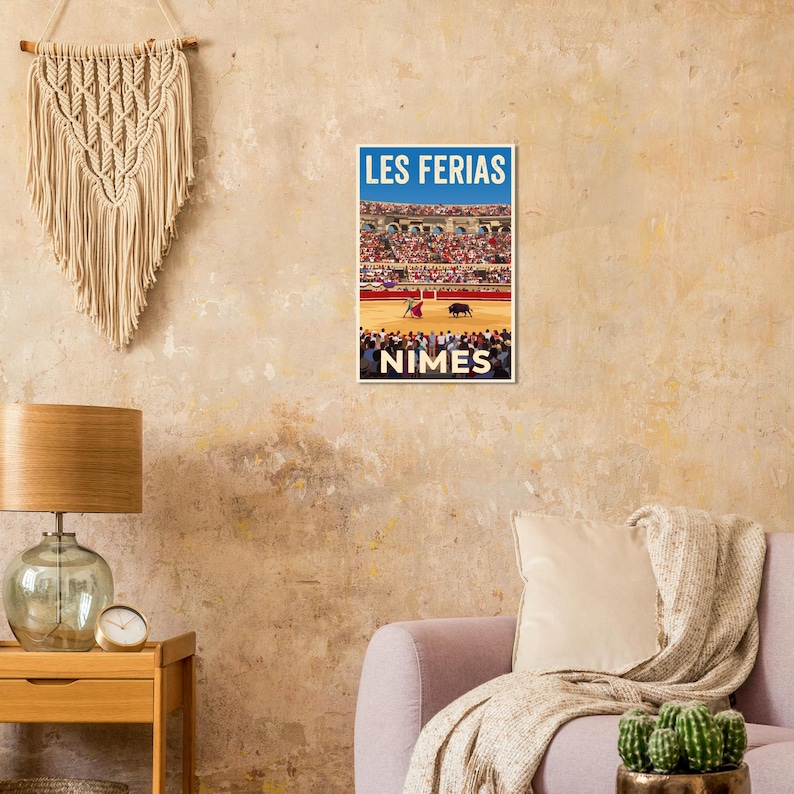 Affiche La féria de Nîmes, vue 3