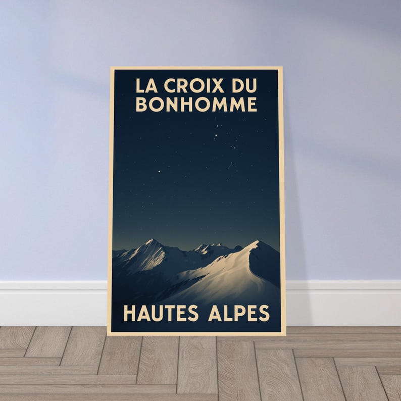 Affiche vintage La Croix du Bonhomme de nuit