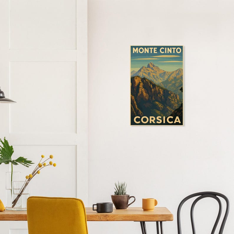 Affiche Le Monte Cinto, vue 2