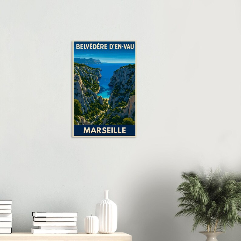 Affiche Le belvédère d'En-Vau, vue 4
