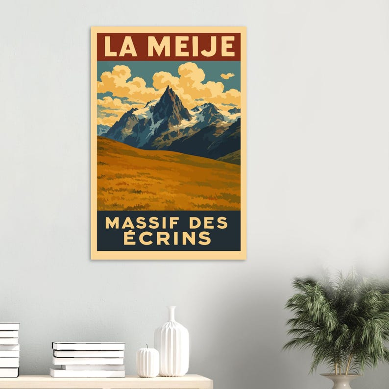 Affiche La Meije, vue 3