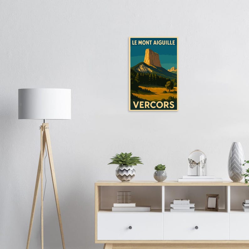 Affiche Escalade au Mont Aiguille, vue 5