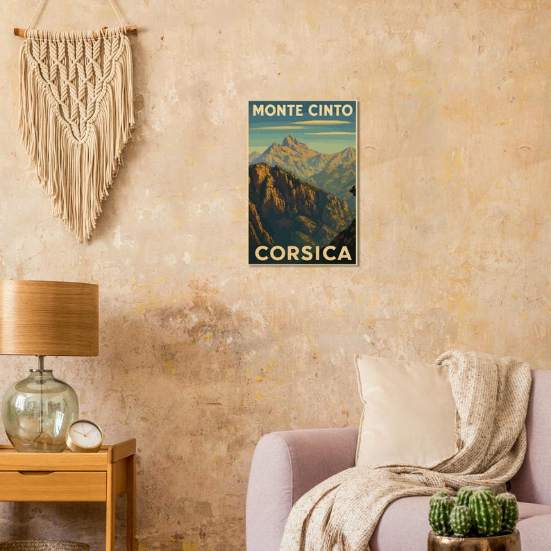 Affiche Le Monte Cinto, vue 3