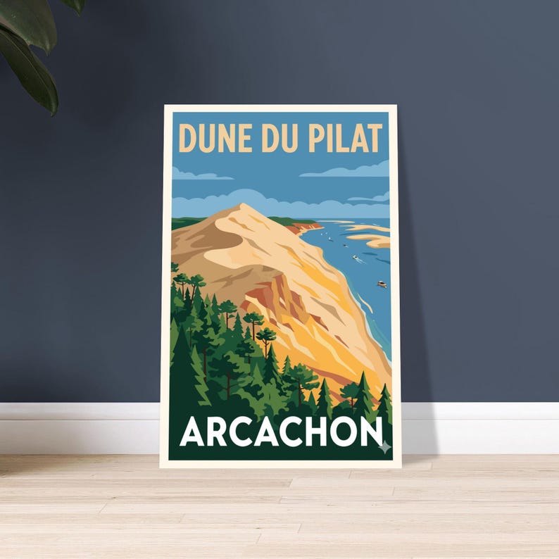 Affiche La dune du Pilat, nouvelle édition, vue 3