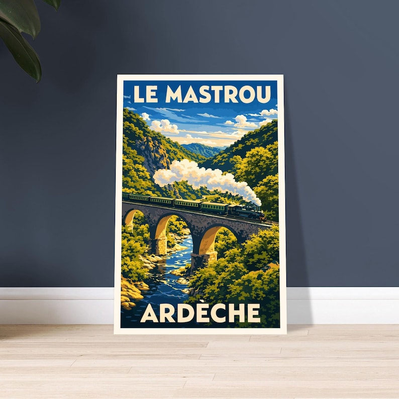 Affiche vintage Le Mastrou